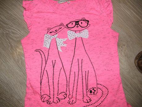 Šaty s mačkami - veľmi dobrý stav, 116