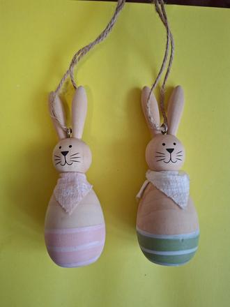 Veľkonočné drevené zajačiky, 