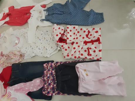 Predam mix oblecenia pre dievcatko 6-9 mesiacov, 68–80
