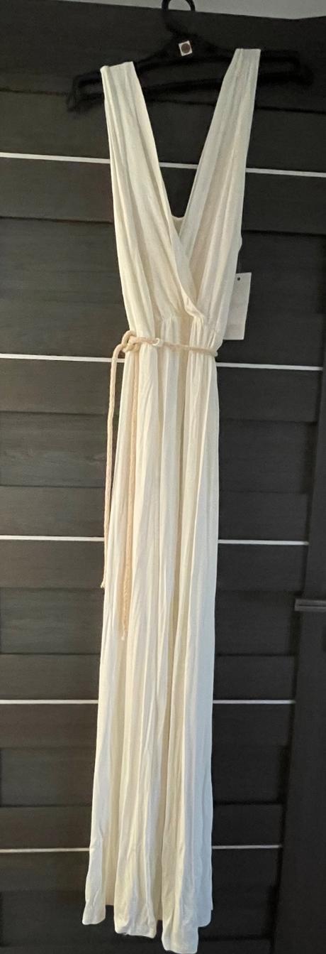 Predám dlhé biele boho šaty, s