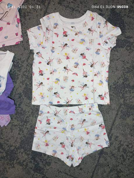 Dievčenské letné pyžamká, primark,110