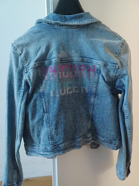 Riflová bunda, denim,164