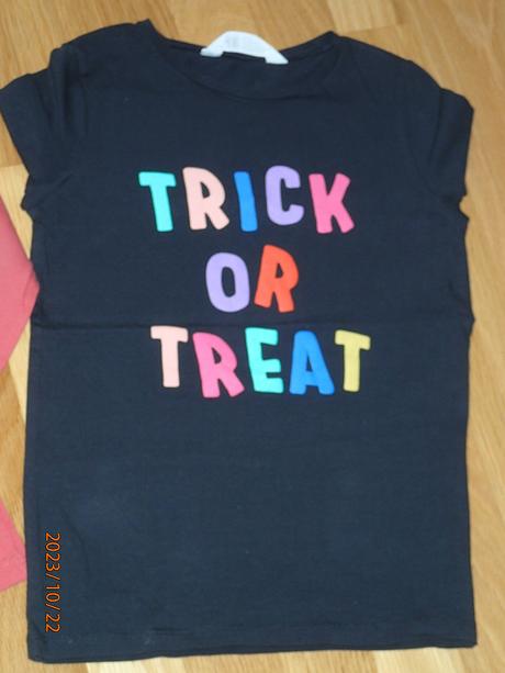 2x tričká hm, h&m,122