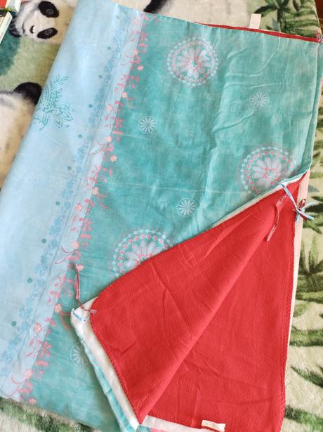 Dvojitá prikrývka - tyrkys, 