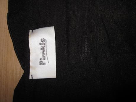 Čierna priesvitná blúzka s trojštvrťovými rukávmi, pimkie,s