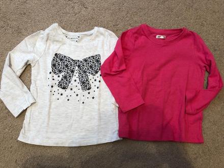 2ks tričká, primark,104