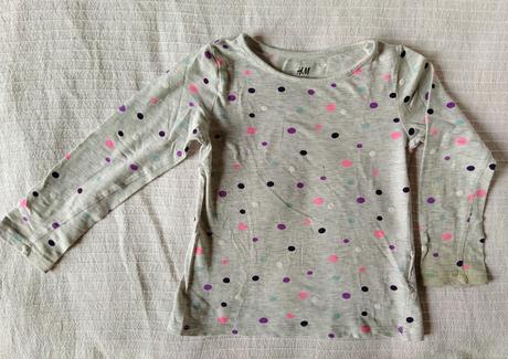 Bodkave tricko - darujem k nakupu., h&m,104