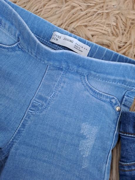 Dievčenské rifle 2ks, denim co,98
