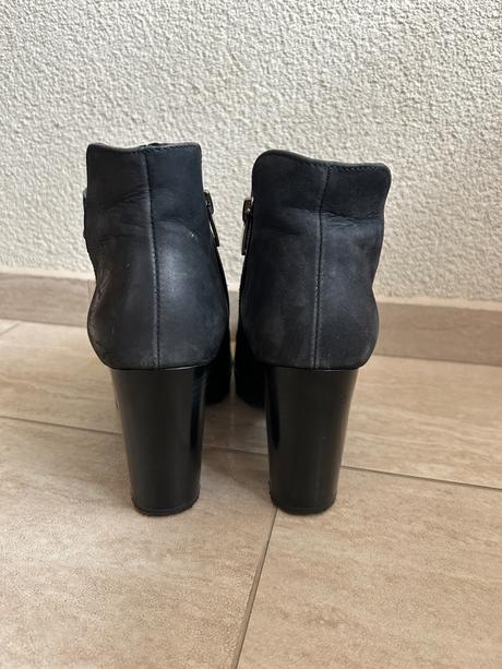 Kožené členkové čižmy -38, lasocki,37