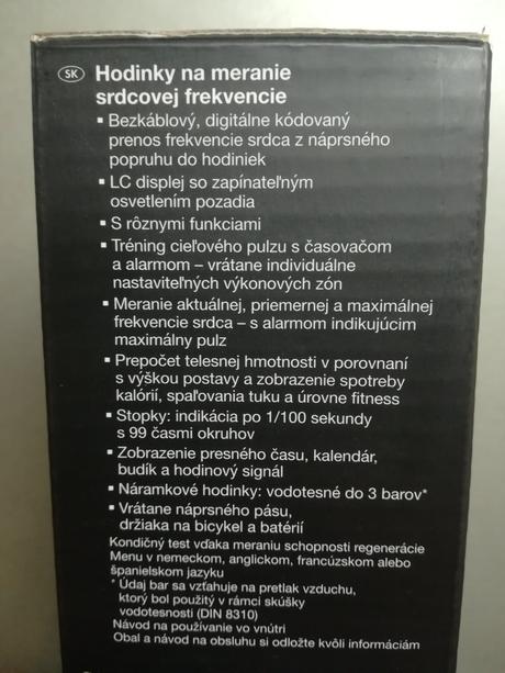 Hodinky na meranie srdcovej frekvencie, 