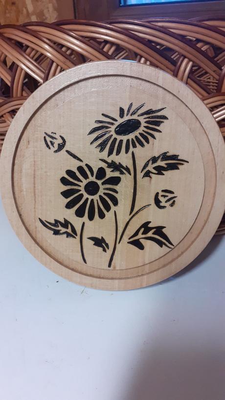 Vypalovana tacka a lopariky, 