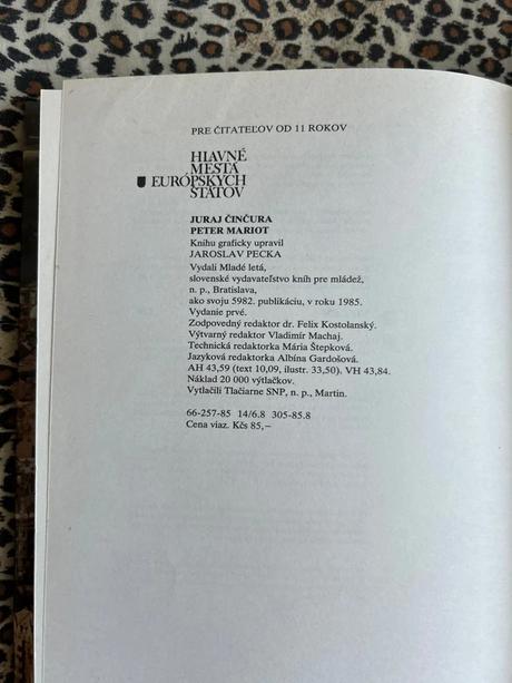 Hlavné mestá európskych štátov - činčura j., mario, 