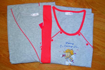 Kojenecká nočná košeľa so županom, vienetta secret,l / m / s / xl / xxl