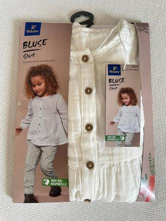 Ľahučká blúzka, biobavlna, veľ. 110-116, tchibo,116