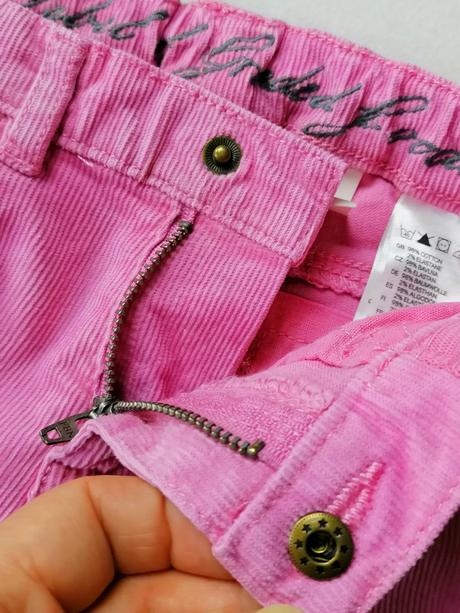 Ružové nohavice, h&m,74