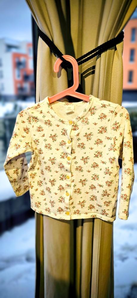 Kvietkovany svetrik pre dievcatko, h&m,92