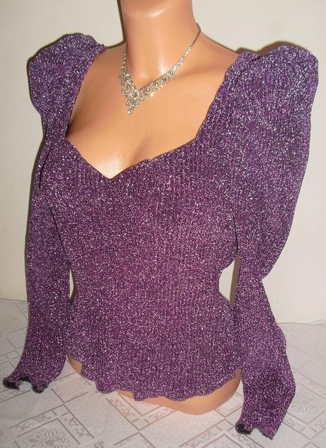 Shein luxusny trblietavy topik, m