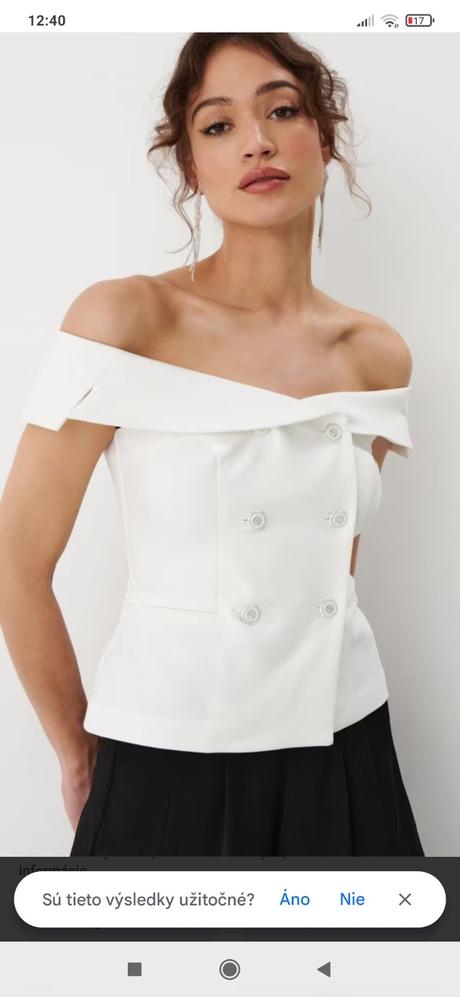 Blúzka s odhalenými ramenami, mohito,xs