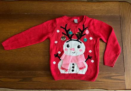 Vianočný pulóvrik so snehuliakom, kids,122