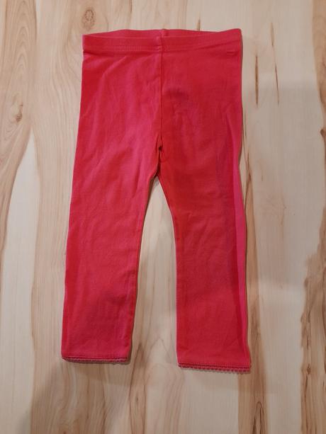 Tenšie ružové legínky s čipkou, circo,98