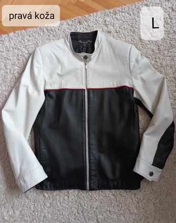 Kožená bunda, veľkosť l, l
