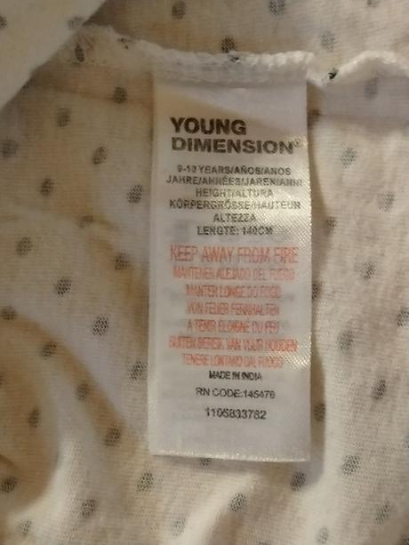 Tričko, young dimension,140