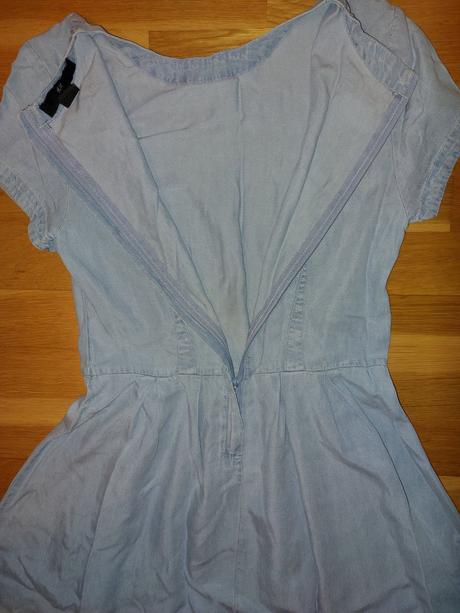 Šatyv imitácii rifľoviny, h&m,36