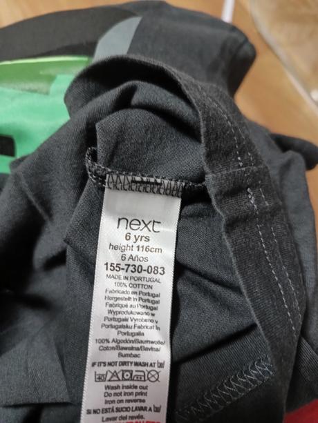 Tričko minecraft 6 rokov, next,116