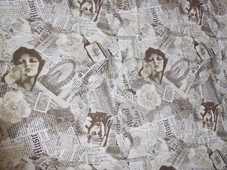 Obrus bavlnený s dámou-133 x 136cm,, 