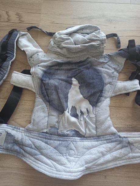 Lennylamb nosič moonlight wolf baby size, lennylamb