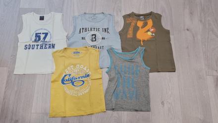 Tričká/tielka 116 nike 5 kusov, 104–116