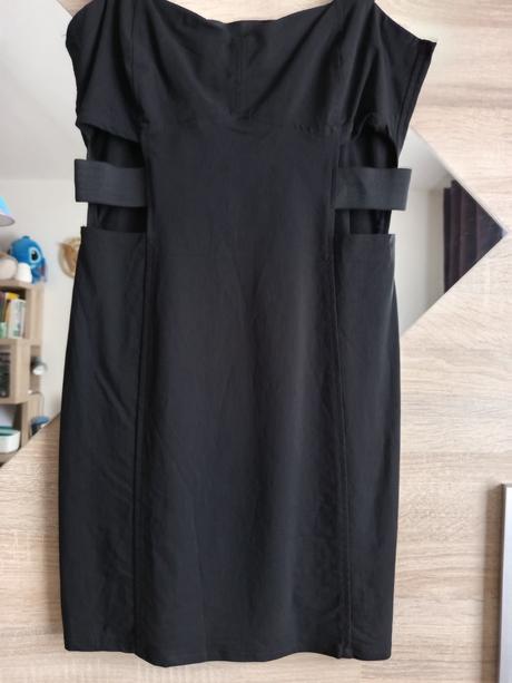 Čierne sexi šaty, h&m,s
