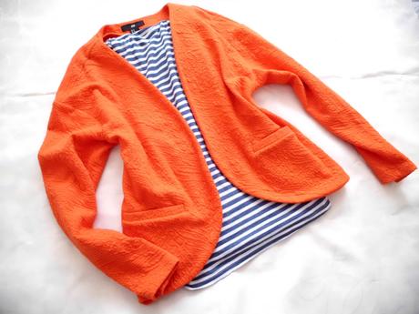 Úplet tmavooranžové, h&m,m