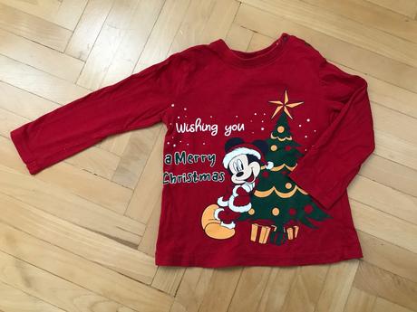 Vianočné disney tričko, disney,92