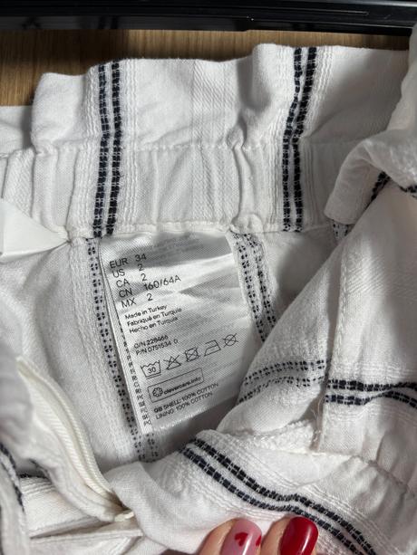 H&m bavlnene sortky, h&m,xs