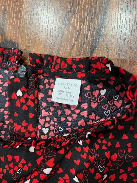 Srdiečkové šaty lindex 164, lindex,164
