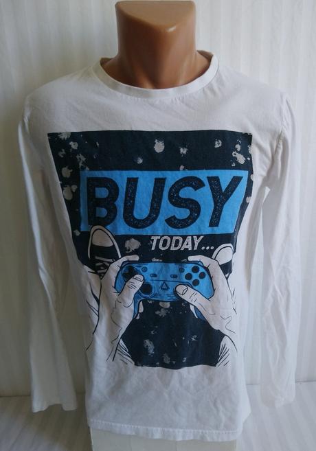 Pánske tričko s motívom busy today, kiabi, s