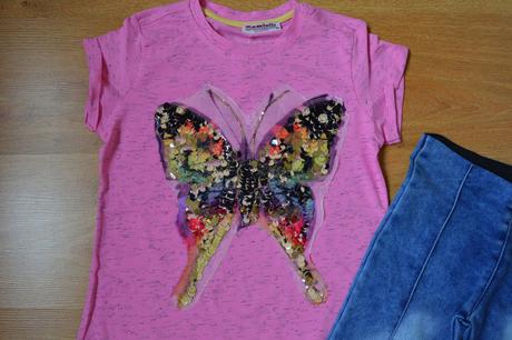 Detské tričko motýlik, 128 - 164