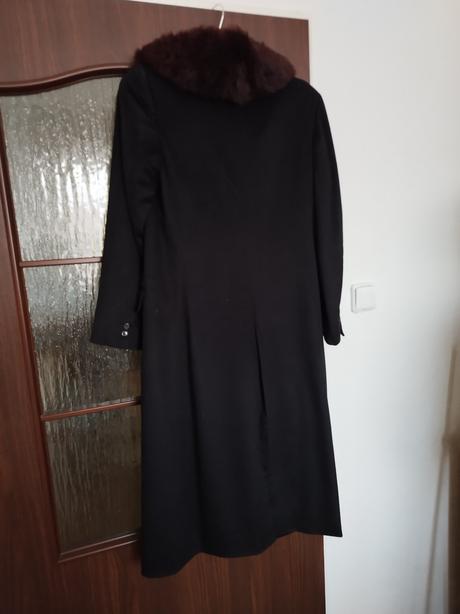 Prechodný kabát dlhý ručná výroba, xl