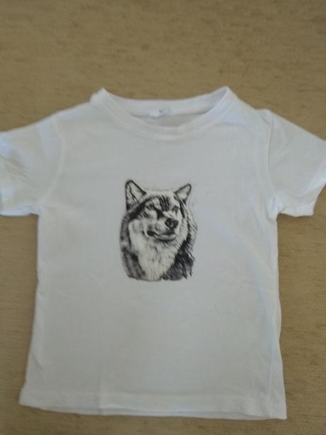 Biele tričko s vlkom, 110