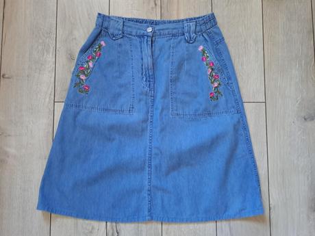 Riflová suknička velkost 38, 38