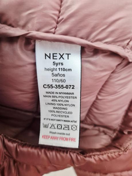 Dievčenská bunda next veľ.110, next,110