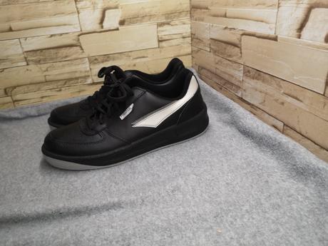 Prestige 41 - kožené čierne tenisky, 41