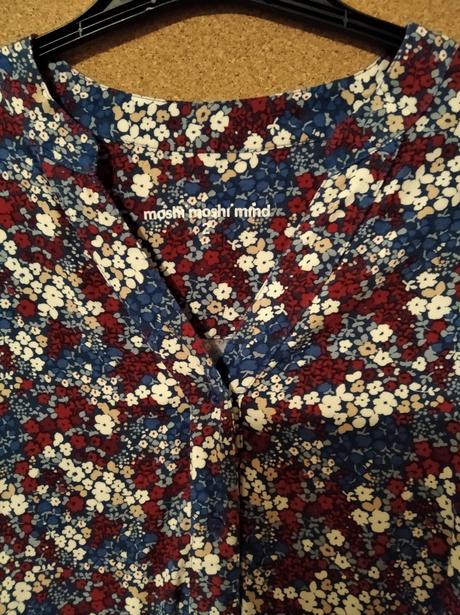 Milé kvietkované košeľové šaty, 40