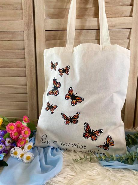 Plátené, ručne maľované tašky, 