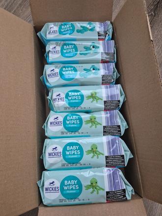 Detské vlhčené obrúsky 7 balen, 