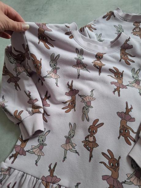 Zajkové šaty, h&m,116