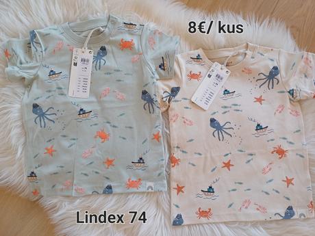 Tričká, lindex,74