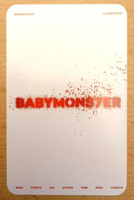 Kpop kartička - rami, babymonster,