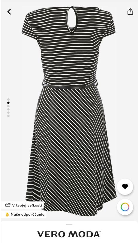 Šaty s opaskom, vero moda,xs